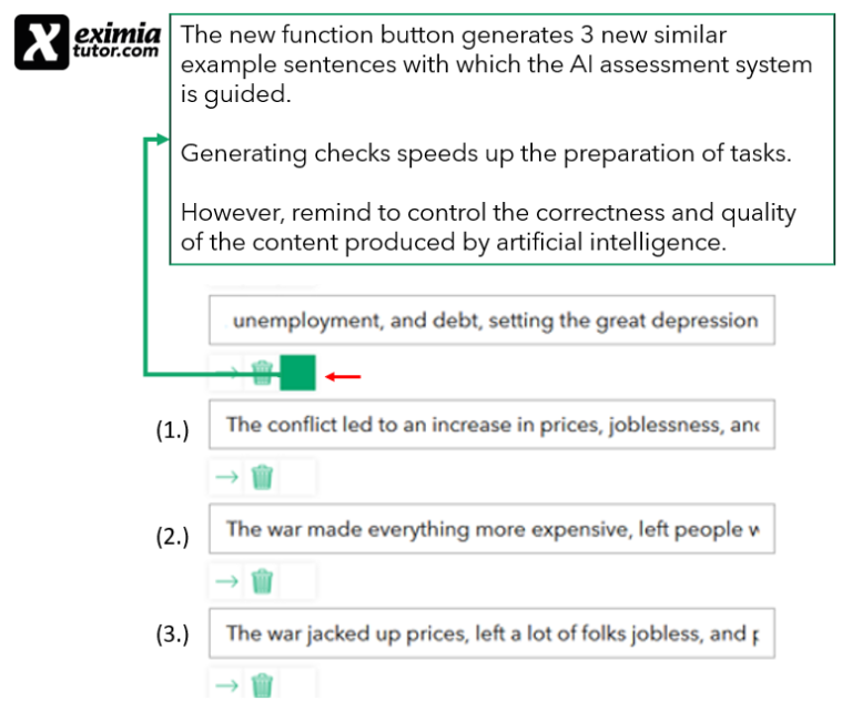 New feature speed up the task making process